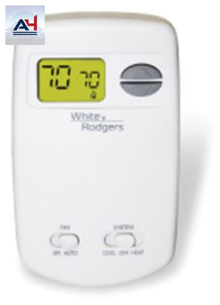 White 01E78C144EN Rodgers by Copeland 01E78C144EN 70 Series 1H/1C Non-Programmable