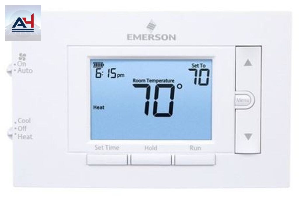 White 1F83C11PR-EN Rodgers by Copeland 1F83C11PR-EN Signature Stat Enercare Thermostat