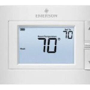 White 1F83H-21PR Rodgers by Copeland 1F83H-21PR 2H/1C Stage Programmable Thermostat