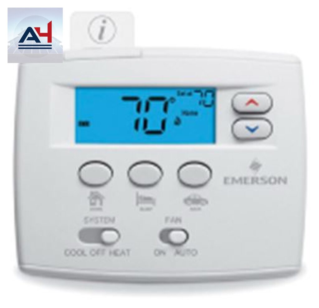 White 1F86EZ-0251 Rodgers by Copeland Blue Easy Set 1F86EZ-0251 WhNon-Programmable