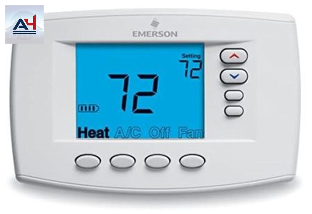 White 1F95EZ-0671EN Rodgers by Copeland 1F95EZ-0671EN 4H/2C Programmable Thermostat