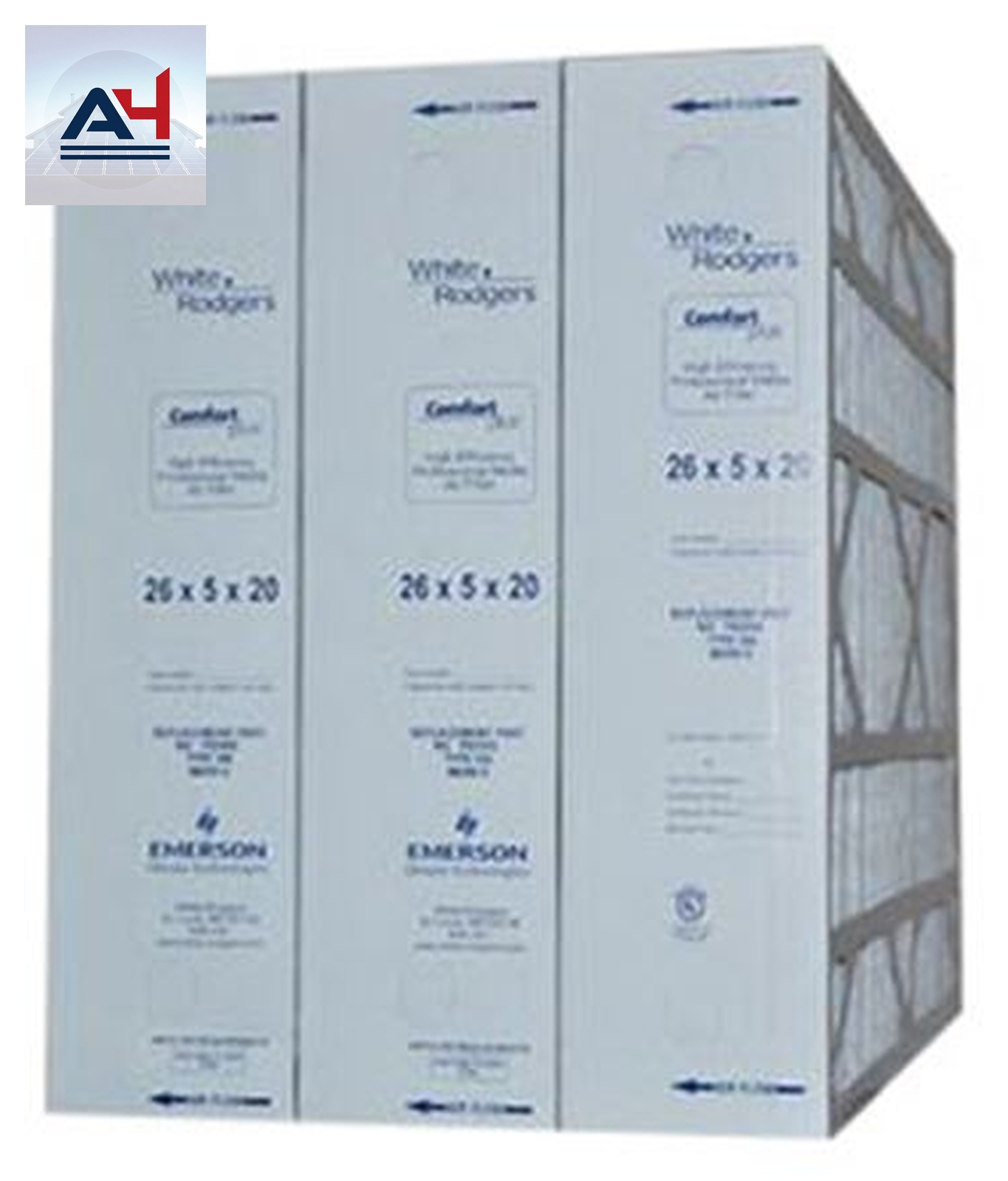 White FR2000-100S1 Rodgers by Copeland FR2000-100S1 Cotton/Synthetic Fibre Replacement MERV