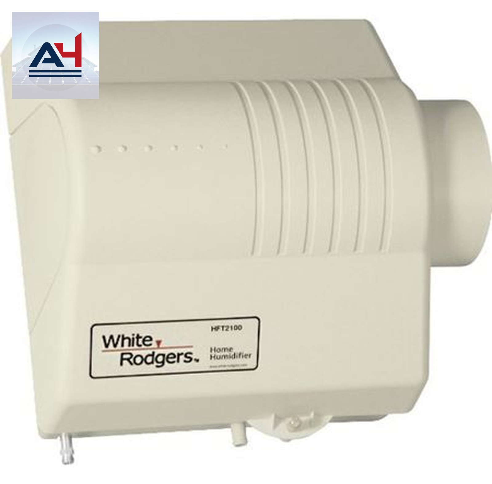 White Rodgers by Copeland Comfort Plus HFT2100 Small Flow Through Bypass Humidifier w…