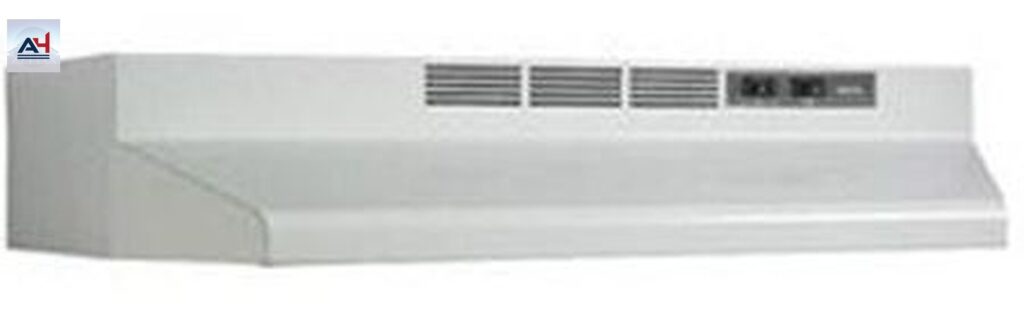 Broan BU224WH 24-inch 160 CFM Economy White Range Hood