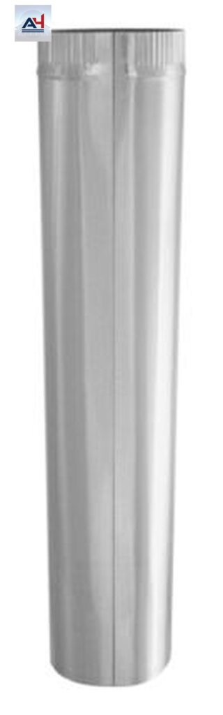 GV0397 7x30 Inch 26 Gauge Galvanized Steel Round Duct Pipe