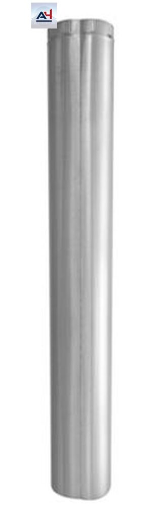 GV0412 8x60 Inch 28 Gauge Galvanized Round Duct Pipe