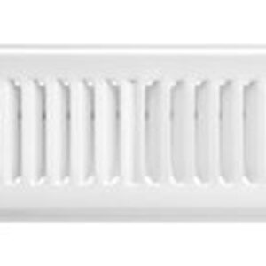 Imperial RG0198 2.25x14 White Painted Steel Louvered Floor Register