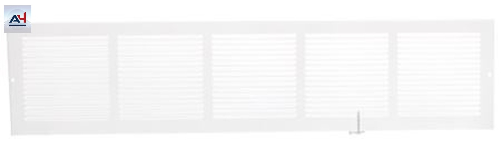 Imperial RG0540 30x6 White Painted Steel Sidewall Grille