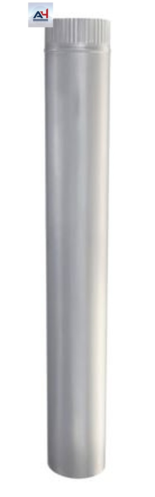 VT0221 4 Inch Rigid Aluminium 22 Gauge Round Duct Pipe